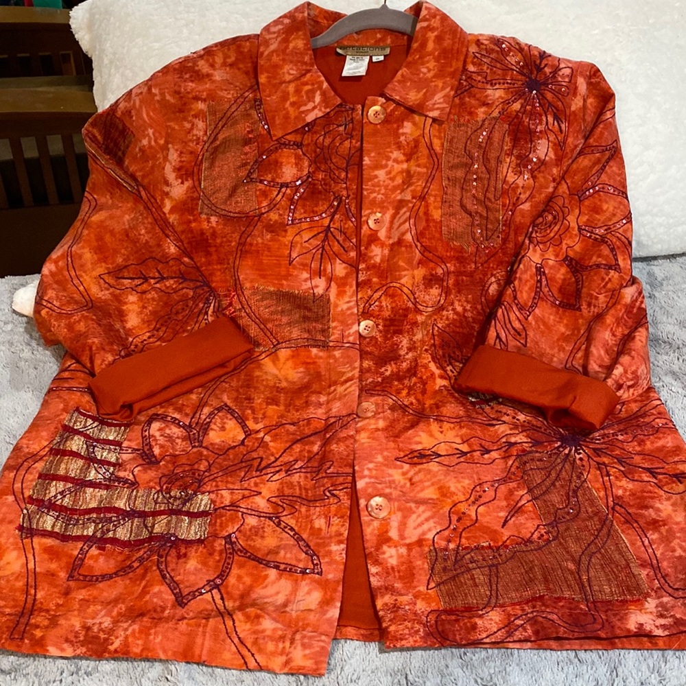 Women’s size 1x embellished blazer